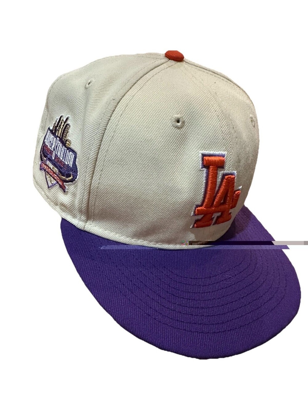 New Era 59Fifty LA Dodgers Dodger Stadium 1962 2022 Side Patch Fitted Hat 7 1/2